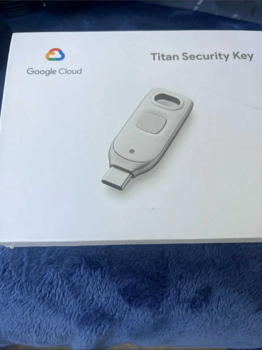 Google Titan Security Key USB-C in White